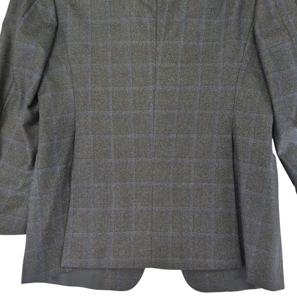 Hickey Freeman Madison Blazer Jacket 2 Button 100% Worsted Wool Sport Coat 42R - Picture 6 of 10